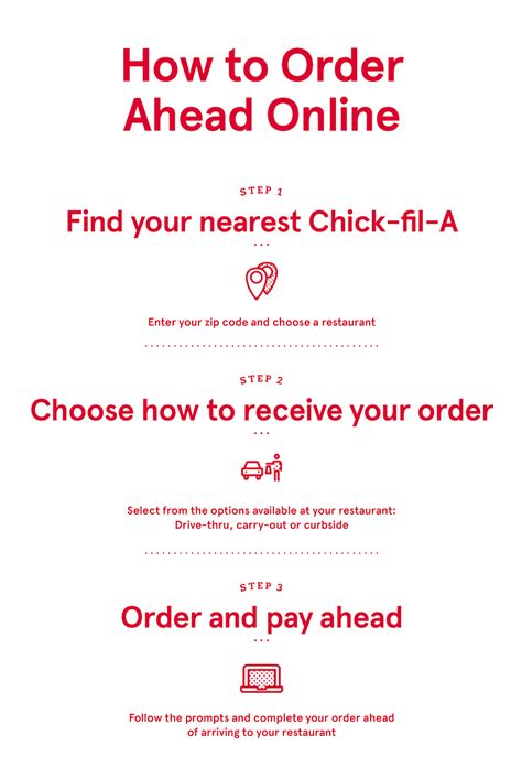 online ordering for chick fil a